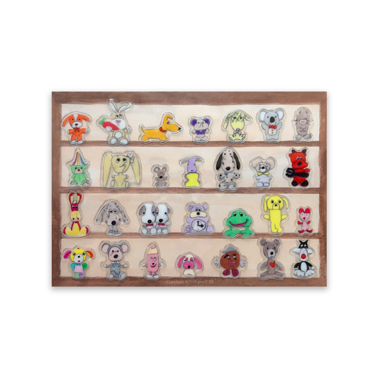 Plush Toy Stand Sticker