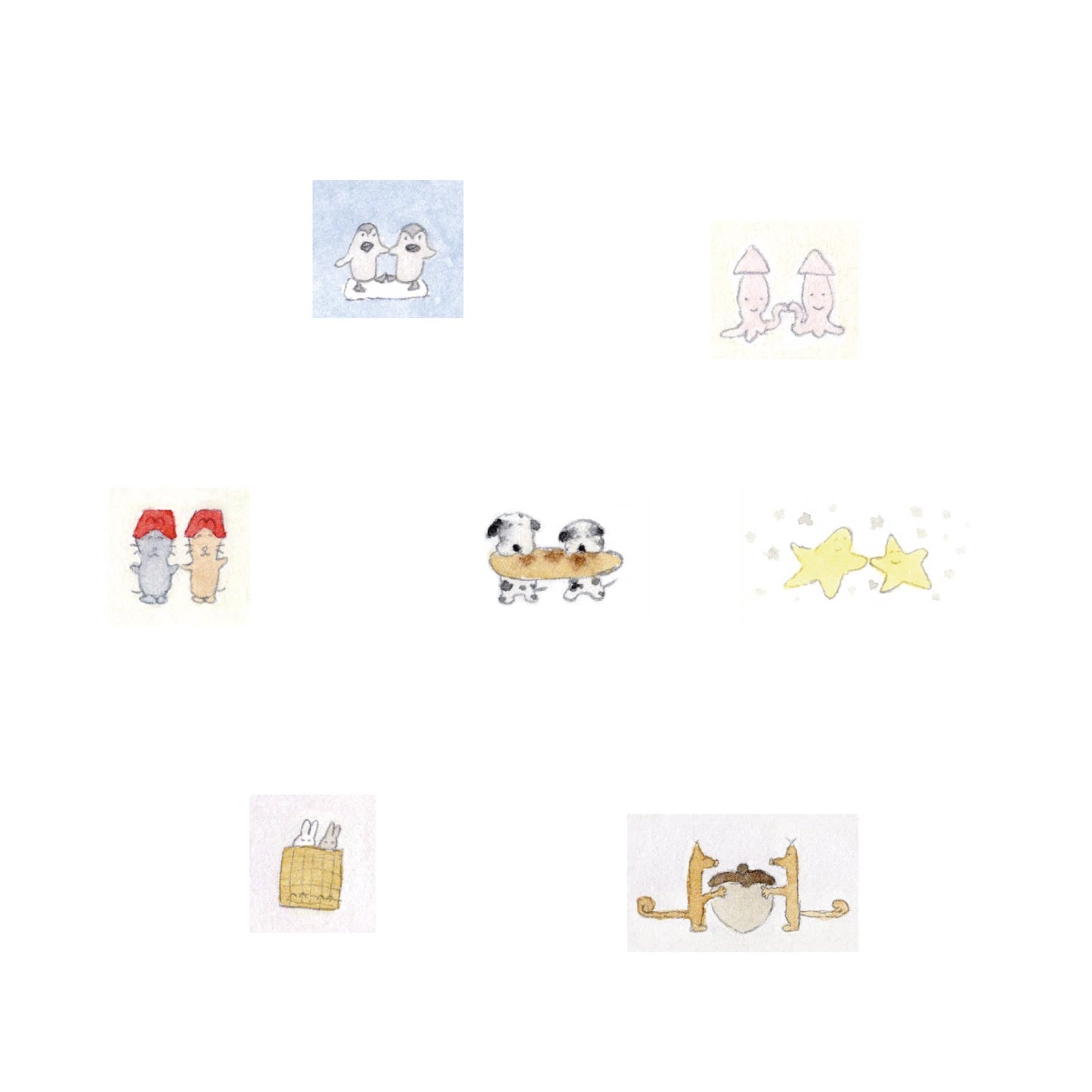 Animal Friends Washi Tape